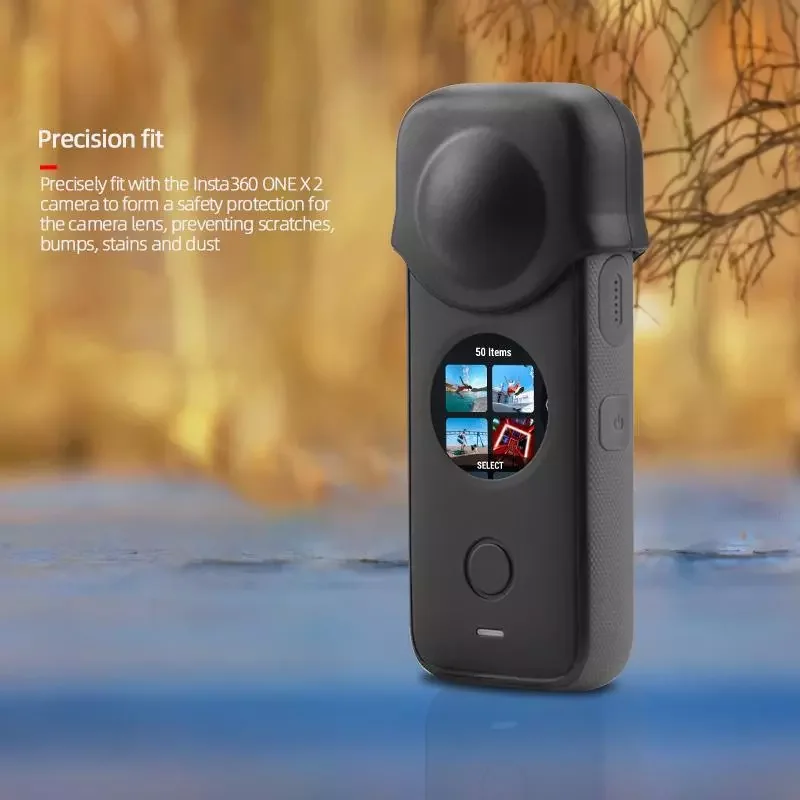 Lens Protective Cover for Insta360 ONE X2 Panorama Camera Anti-drop Anti-scratch Wear-resistant Protection Case
Lens Protective Cover for Insta360 ONE X2 Panorama Camera Anti-drop Anti-scratch Wear-resistant Protection Case