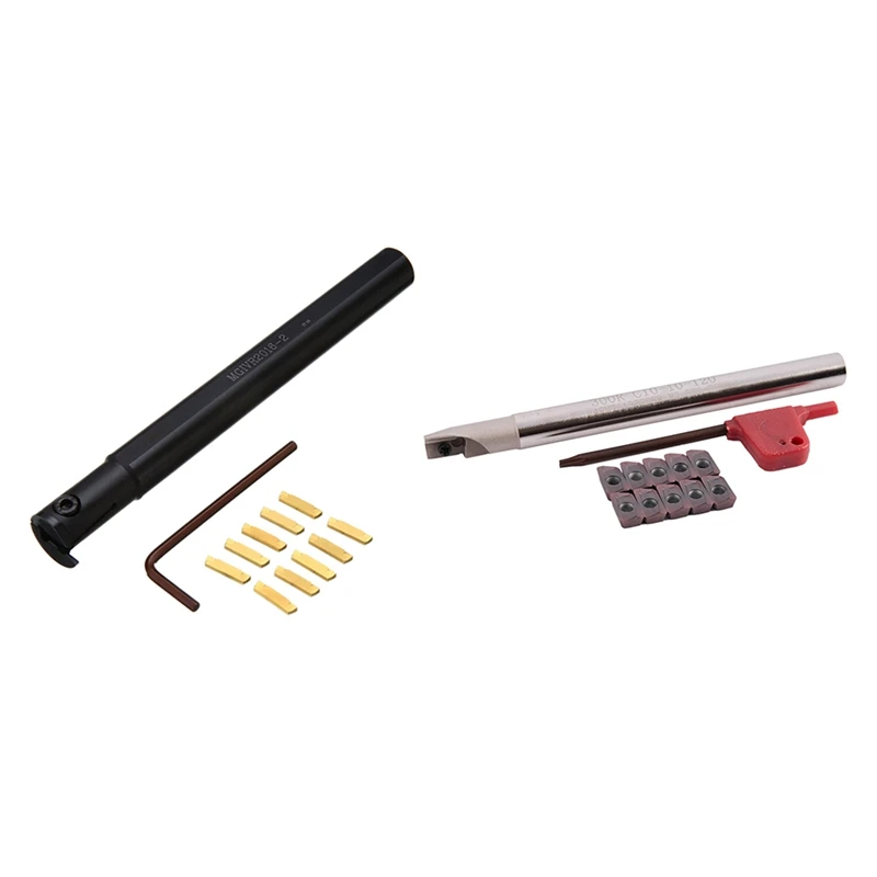 10Pc Mgmn200 Carbide Insert & 10Pcs Apmt1135pder Carbide Inserts + 1Pc Bap 300R C10-10-120 Tool Holder With Wrench 
10Pc Mgmn200 Carbide Insert & 10Pcs Apmt1135pder Carbide Inserts + 1Pc Bap 300R C10-10-120 Tool Holder With Wrench