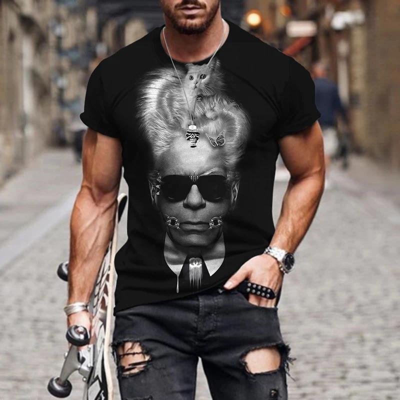 Personality Character Pattern Men's T-shirts Fashion Oversized Clothing Loose Casual 3D Printing Top DIY Custom 2022 New Style
Personality Character Pattern Men's T-shirts Fashion Oversized Clothing Loose Casual 3D Printing Top DIY Custom 2022 New Style