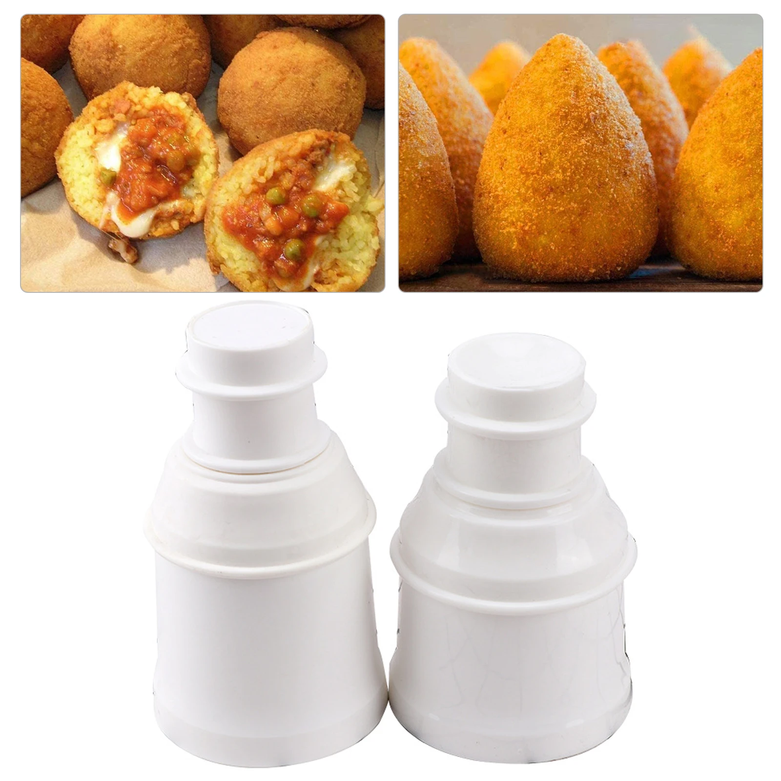Rice Ball Mold Arancini Sushi Maker Model DIY Handmade Bento Rice Ball Stuffed Meat Ball Maker Italian Food Mold Kitchen Gadgets
Rice Ball Mold Arancini Sushi Maker Model DIY Handmade Bento Rice Ball Stuffed Meat Ball Maker Italian Food Mold Kitchen Gadgets