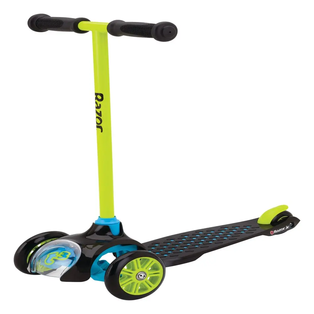 

Самокат Jr. T3 для детей 2-12 лет, зеленый складной детский скутер для 3 + и водителей, до 48 фунтов, замечательный подарок