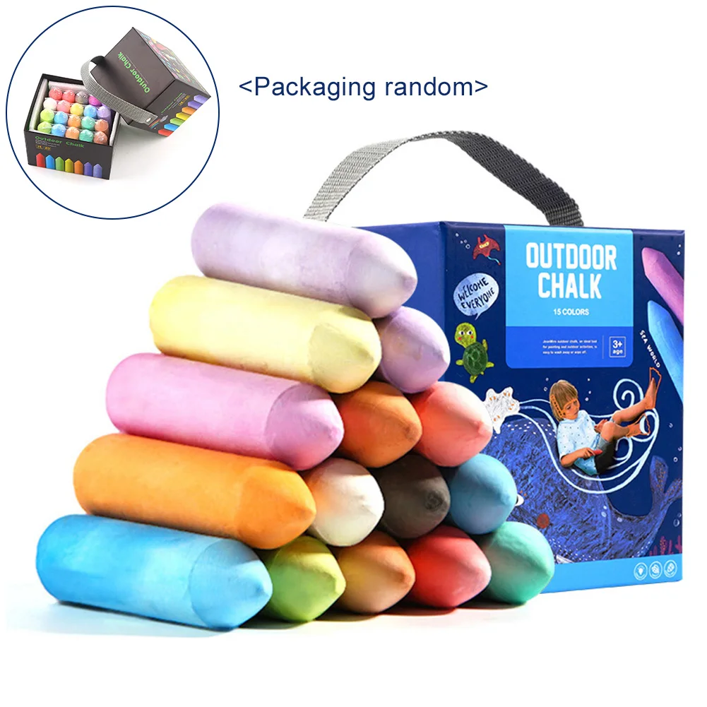 20pcs Outside Driveway Jumbo Sidewalk Chalk Easy Grip Playground Dust Free Gifts Outdoor Children Educational For Kids Toddlers 
20pcs Outside Driveway Jumbo Sidewalk Chalk Easy Grip Playground Dust Free Gifts Outdoor Children Educational For Kids Toddlers