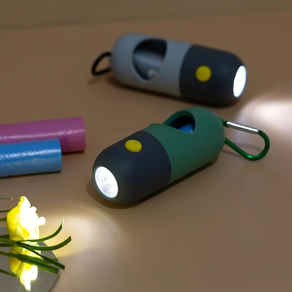 Degradable Dog Poop Bag Dispenser LED Dog Poop Bag Holder with Light Outdoor Dog Waste Garbage Bag Cleaning Pet Supplies
Degradable Dog Poop Bag Dispenser LED Dog Poop Bag Holder with Light Outdoor Dog Waste Garbage Bag Cleaning Pet Supplies