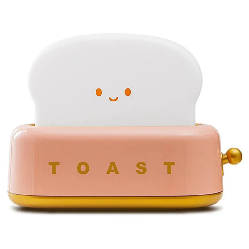 Cute Toast Night Light,LED Smile Bread Toast Night Lamp,Rechargeable USB & Timer,Birthday Gifts for Teenager Red
Cute Toast Night Light,LED Smile Bread Toast Night Lamp,Rechargeable USB & Timer,Birthday Gifts for Teenager Red