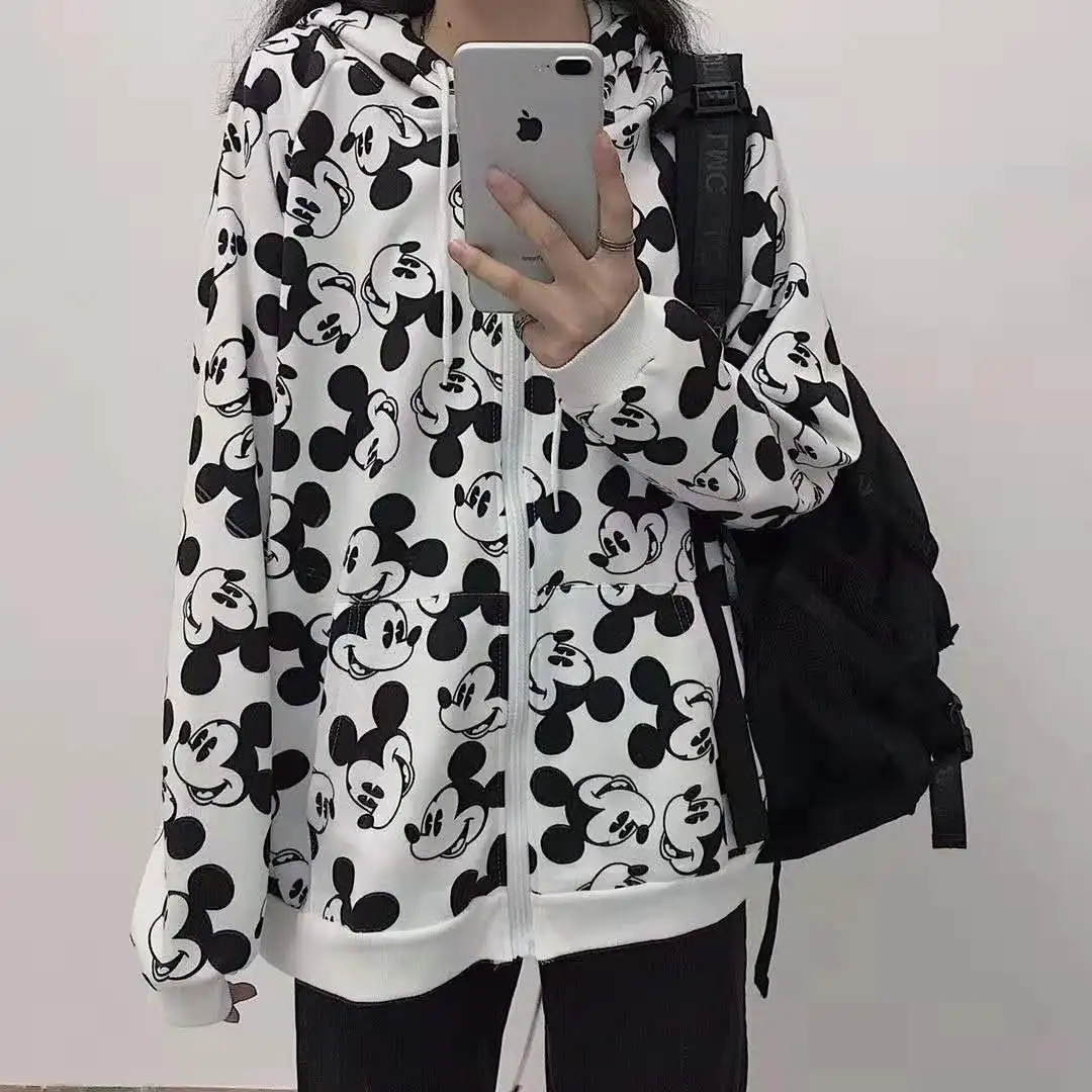 Disney Minie Mouse Women Spring Cartoon Jacket Female Female Outerwear Coat Thickening Cotton Autumn Parkas Women Grils
Disney Minie Mouse Women Spring Cartoon Jacket Female Female Outerwear Coat Thickening Cotton Autumn Parkas Women Grils