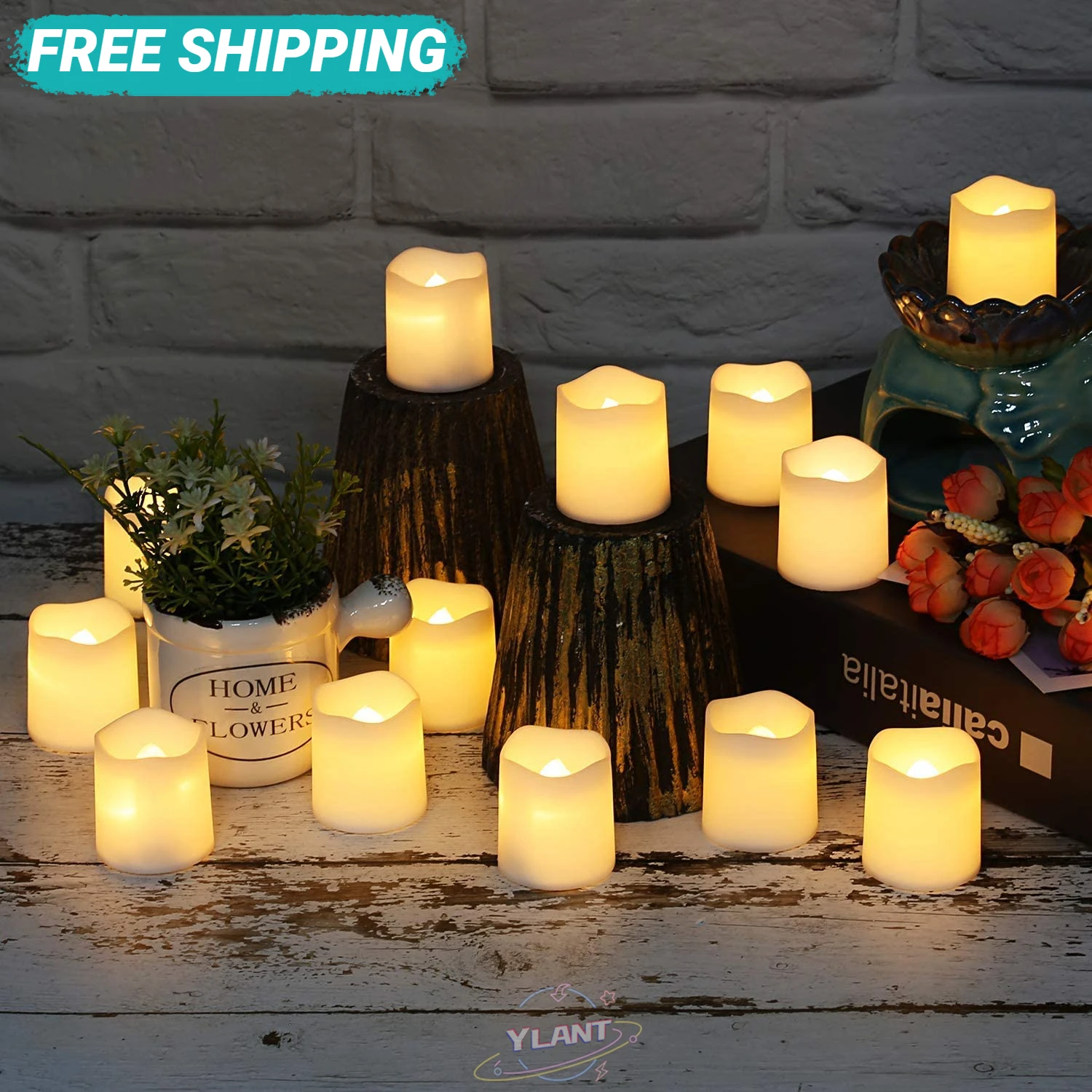24Pcs/Set Flameless LED Candle Creative wishing Led Tea Light Warm White Flameless Candle Halloween Christmas Decor Candle Light
24Pcs/Set Flameless LED Candle Creative wishing Led Tea Light Warm White Flameless Candle Halloween Christmas Decor Candle Light