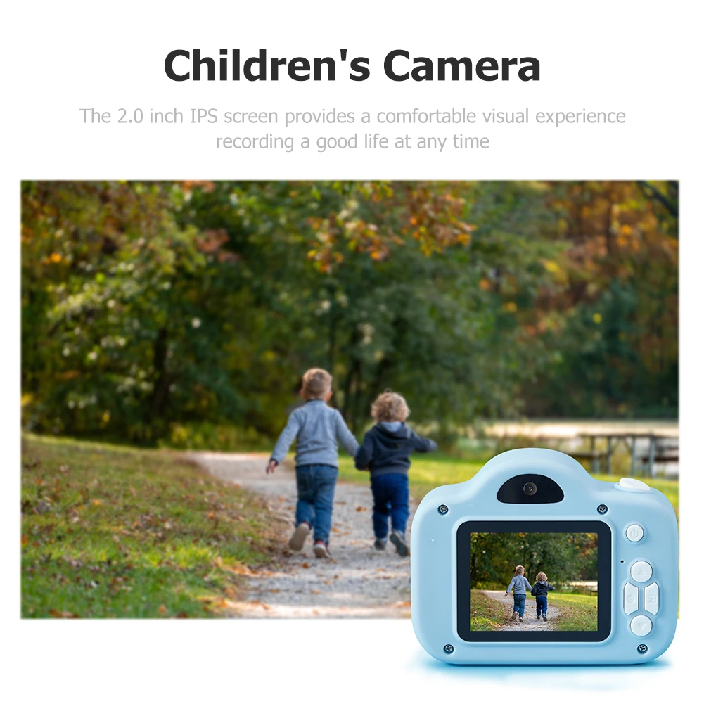 

Mini Digital Camera Multifunctional Child Selfie Camera Toy Portable Digital Camcorder Toy with Lanyard for Children Party Gifts