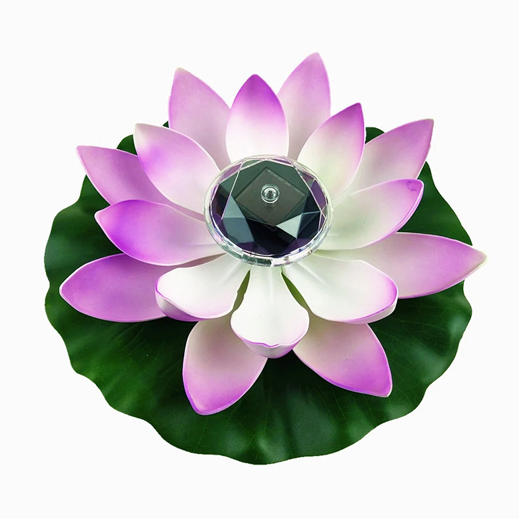 Лампа в форме цветка лотоса для бассейна, экологически чистая садовая Светодиодная лампа на солнечной батарее, водонепроницаемая декорати...
Лампа в форме цветка лотоса для бассейна, экологически чистая садовая Светодиодная лампа на солнечной батарее, водонепроницаемая декорати...