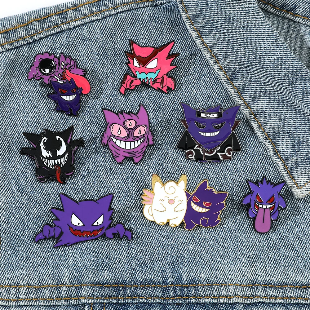 Anime Pokemon Brooch Kawaii Gengar Evil Series Enamel Pin Cosplay Badge Cartoon Lapel Backpacks Pins DIY Accessories Gifts
Anime Pokemon Brooch Kawaii Gengar Evil Series Enamel Pin Cosplay Badge Cartoon Lapel Backpacks Pins DIY Accessories Gifts