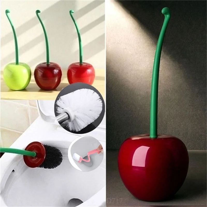 Toilet Brush Toilet Holder Creative Lovely Cherry Shape Lavatory Brush Toilet Brush & Holder Set Red Green Bathroom Accessories
Toilet Brush Toilet Holder Creative Lovely Cherry Shape Lavatory Brush Toilet Brush & Holder Set Red Green Bathroom Accessories