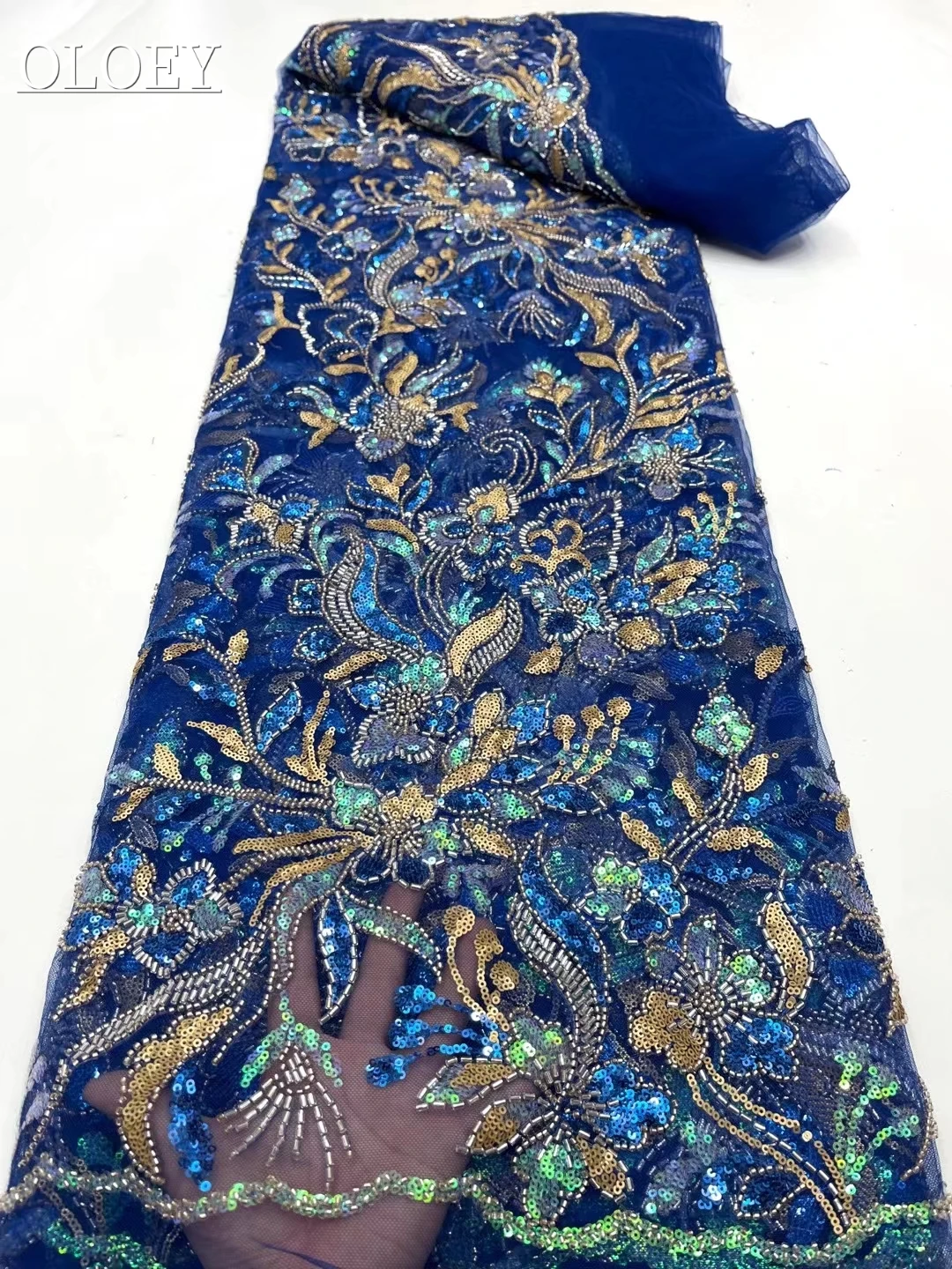 Luxury French Embroidery Groom Lace Fabric African Nigerian With Sequins Fabric For Wedding Dress Party
Luxury French Embroidery Groom Lace Fabric African Nigerian With Sequins Fabric For Wedding Dress Party
