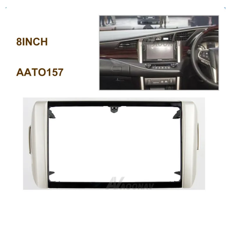 8 Inch Car Radio Panel Car DVD Stereo Panel Special Dashboard Trim Kit Frame Panel For TOYOTA for INNOVA UV SILVER BLACK 2016
8 Inch Car Radio Panel Car DVD Stereo Panel Special Dashboard Trim Kit Frame Panel For TOYOTA for INNOVA UV SILVER BLACK 2016