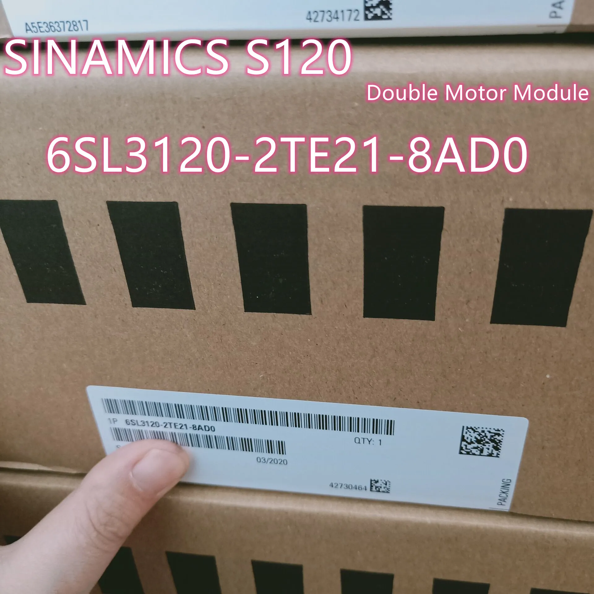 6SL3120-2TE21-8AD0 original new SINAMICS S120 Booksize Double Motor Module C-/D-Type, 100 mm 6SL3120 2TE21 8AD0
6SL3120-2TE21-8AD0 original new SINAMICS S120 Booksize Double Motor Module C-/D-Type, 100 mm 6SL3120 2TE21 8AD0