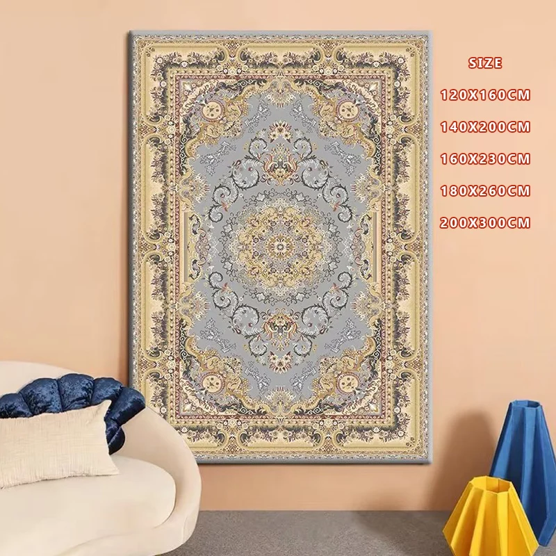 Ethnic Style Luxury Carpet Retro Living Room Decors Aesthetic Sofa Tea Table Carpet Home Bedroom Bed Floor Mat 1.2m/1.4m/1.6m/2m
Ethnic Style Luxury Carpet Retro Living Room Decors Aesthetic Sofa Tea Table Carpet Home Bedroom Bed Floor Mat 1.2m/1.4m/1.6m/2m