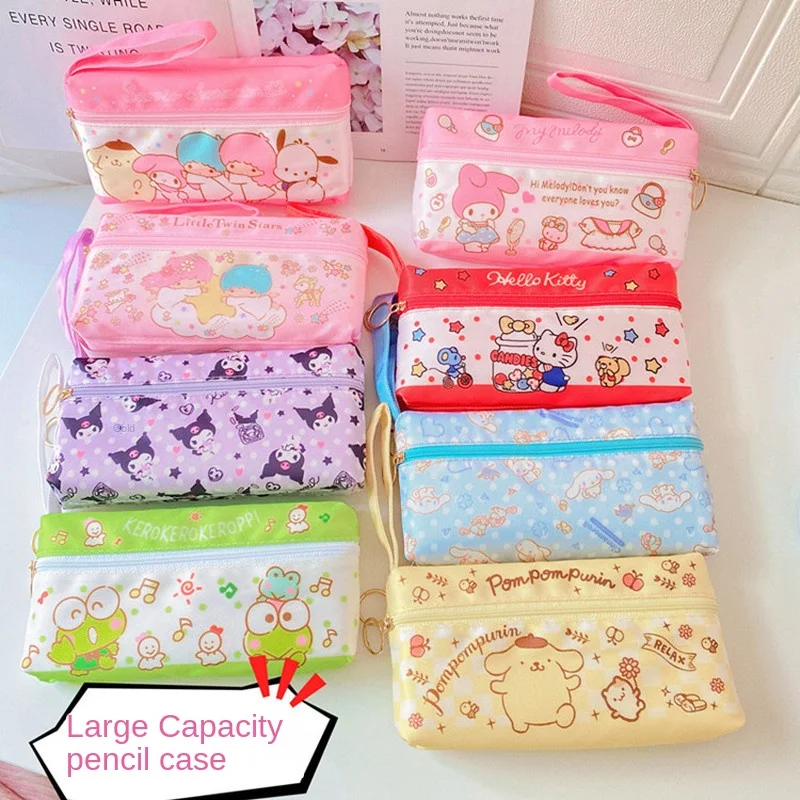 My Melody Cinnamoroll Sanrioed Cartoon Kuromi Kt Cat Large Capacity Double Layer Storage Bag Anime Kawaii Stationery Pencil Case
My Melody Cinnamoroll Sanrioed Cartoon Kuromi Kt Cat Large Capacity Double Layer Storage Bag Anime Kawaii Stationery Pencil Case