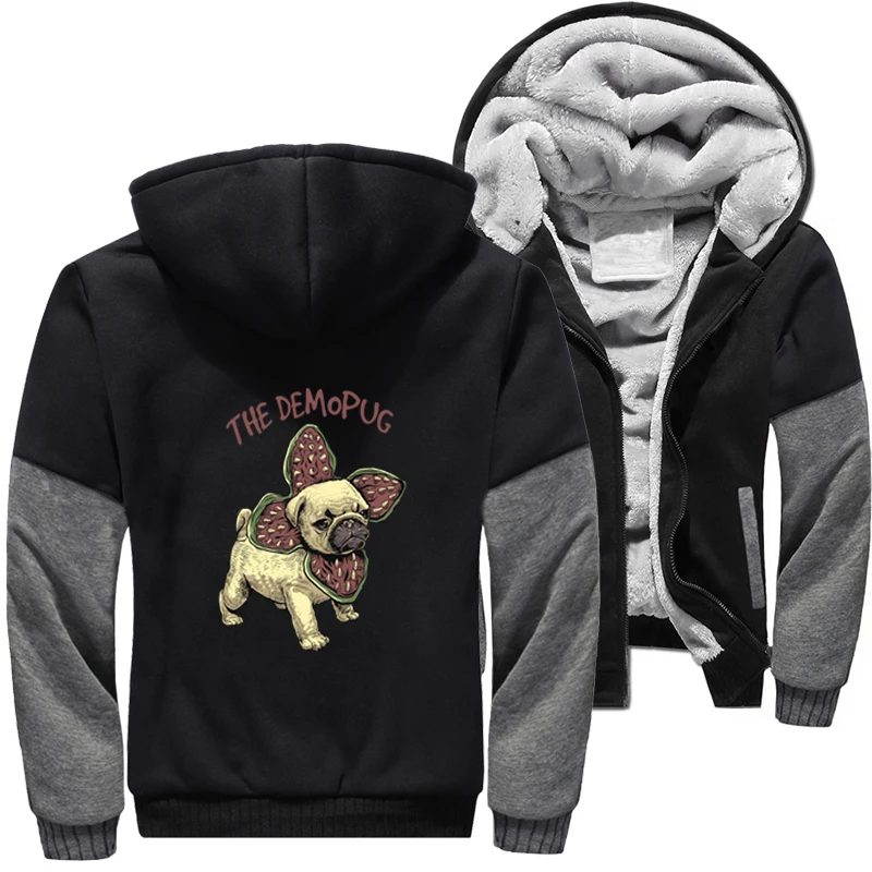 The Demon Pug Funny Dog Jackets For Men Thicken Bomber Jacket Zip Up Hoodie Winter Fleece Sweatshirts Hooded Clothing Outerwear
The Demon Pug Funny Dog Jackets For Men Thicken Bomber Jacket Zip Up Hoodie Winter Fleece Sweatshirts Hooded Clothing Outerwear