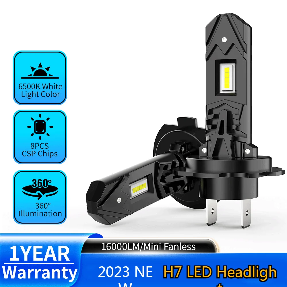 2pcs M2 Car Led Headlights H7 Fanless Car Modified Lights Far and Near Integrated General Car Highlight 6500K Headlights
2pcs M2 Car Led Headlights H7 Fanless Car Modified Lights Far and Near Integrated General Car Highlight 6500K Headlights