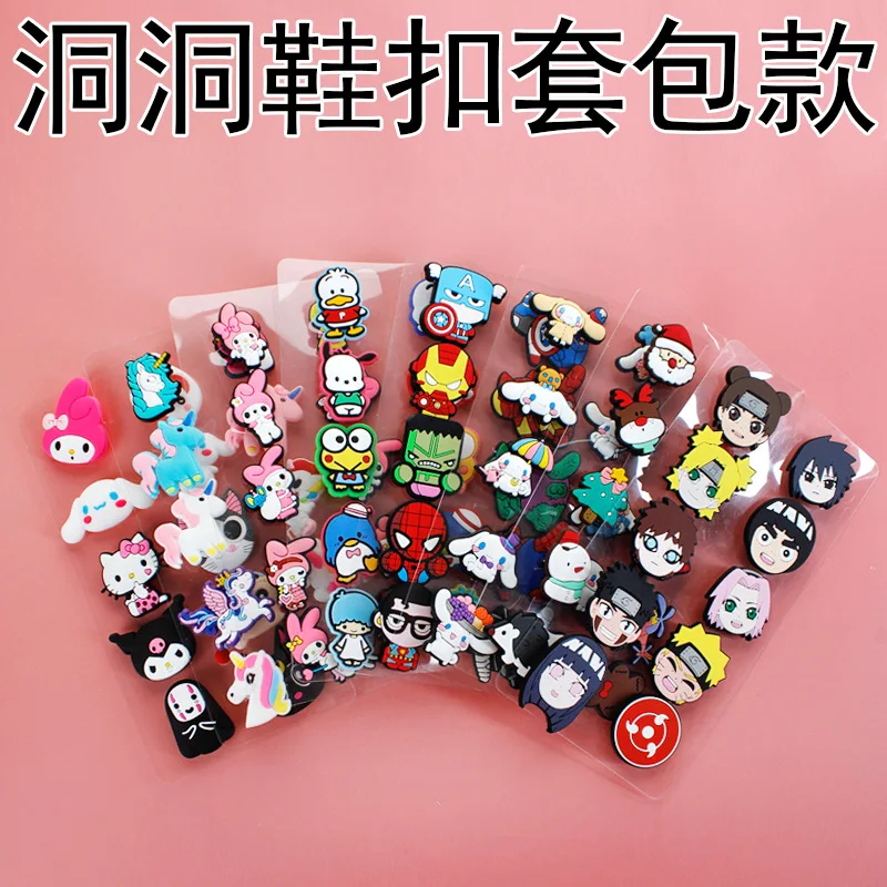 10pcs/set Sanrio Japanese Anime Melody Kuromi Kitty Shoe Buckle Fit Crocs Charms PVC Sneakers Accessories Wholesale Kids Gifts
10pcs/set Sanrio Japanese Anime Melody Kuromi Kitty Shoe Buckle Fit Crocs Charms PVC Sneakers Accessories Wholesale Kids Gifts