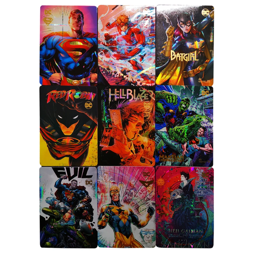 9Pcs/set Super Hero Hot Stamping Flash Cards Harley Quinn Game Anime Collection Cards Rare Card Toys Christmas Gift for Friends 
9Pcs/set Super Hero Hot Stamping Flash Cards Harley Quinn Game Anime Collection Cards Rare Card Toys Christmas Gift for Friends