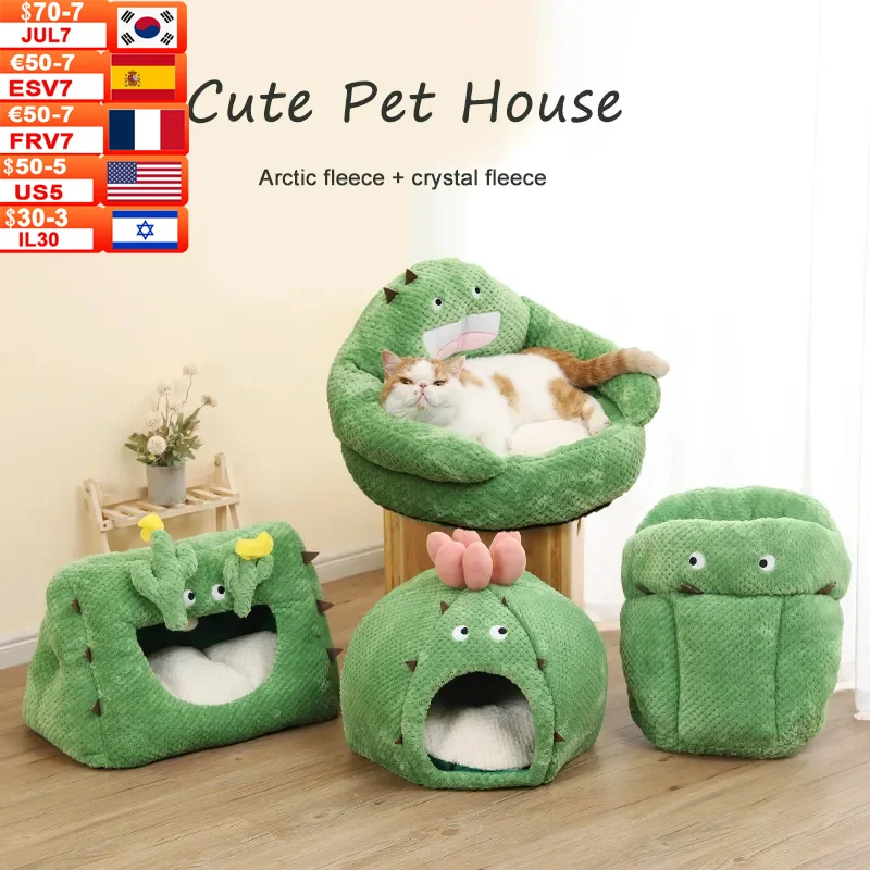 Домик для домашних животных, съемная кровать-тент для маленьких собак, полузакрытое гнездо для собак и кошек, теплая зимняя мягкая домик для питомцев, Универсальный Коврик для сна 
Домик для домашних животных, съемная кровать-тент для маленьких собак, полузакрытое гнездо для собак и кошек, теплая зимняя мягкая домик для питомцев, Универсальный Коврик для сна