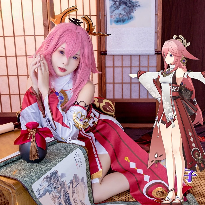 Game Genshin Impact Cosplay Yae Miko Costume Unifrom Guuji Yae Battle Suit Lovely Dress Halloween Christmas Fancy Fancy Outfits
Game Genshin Impact Cosplay Yae Miko Costume Unifrom Guuji Yae Battle Suit Lovely Dress Halloween Christmas Fancy Fancy Outfits