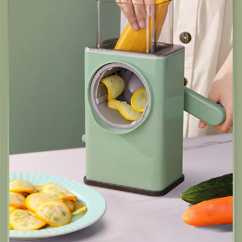 Potato Spiralizer Multifunction Vegetable Slicer Manual Home Kitchen Accessories Grater Vegetable Chopper 3 in 1 Round Cutter
Potato Spiralizer Multifunction Vegetable Slicer Manual Home Kitchen Accessories Grater Vegetable Chopper 3 in 1 Round Cutter