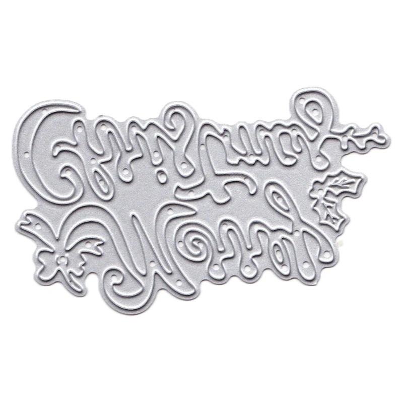 Merry Christmas Metal Cutting Dies Stencil Scrapbooking DIY Album Stamp Paper Card Embossing Decor Craft
Merry Christmas Metal Cutting Dies Stencil Scrapbooking DIY Album Stamp Paper Card Embossing Decor Craft