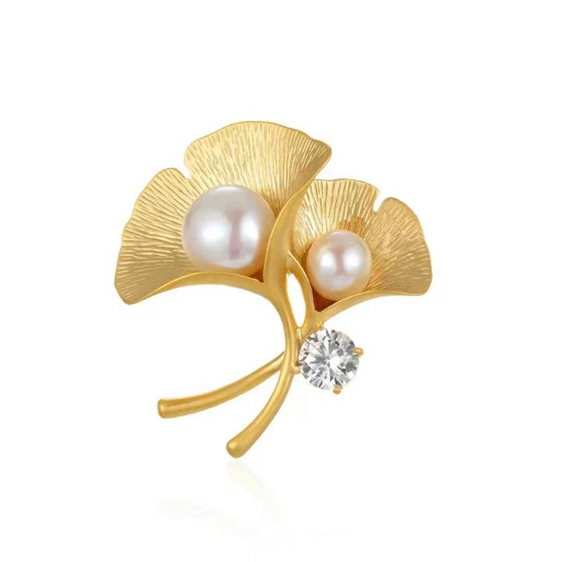 Brooch For Women Ginkgo Leaf Brooches Dress Accessory Pearl Fine Jewelry Women's Gifts
Brooch For Women Ginkgo Leaf Brooches Dress Accessory Pearl Fine Jewelry Women's Gifts