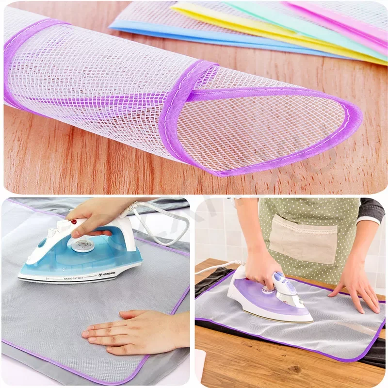 Temperature Resistance Ironing Scorch Heat Insulation Pad Mat Household Mesh Ironing Board Protective Cloth Cover (Random Color)
Temperature Resistance Ironing Scorch Heat Insulation Pad Mat Household Mesh Ironing Board Protective Cloth Cover (Random Color)