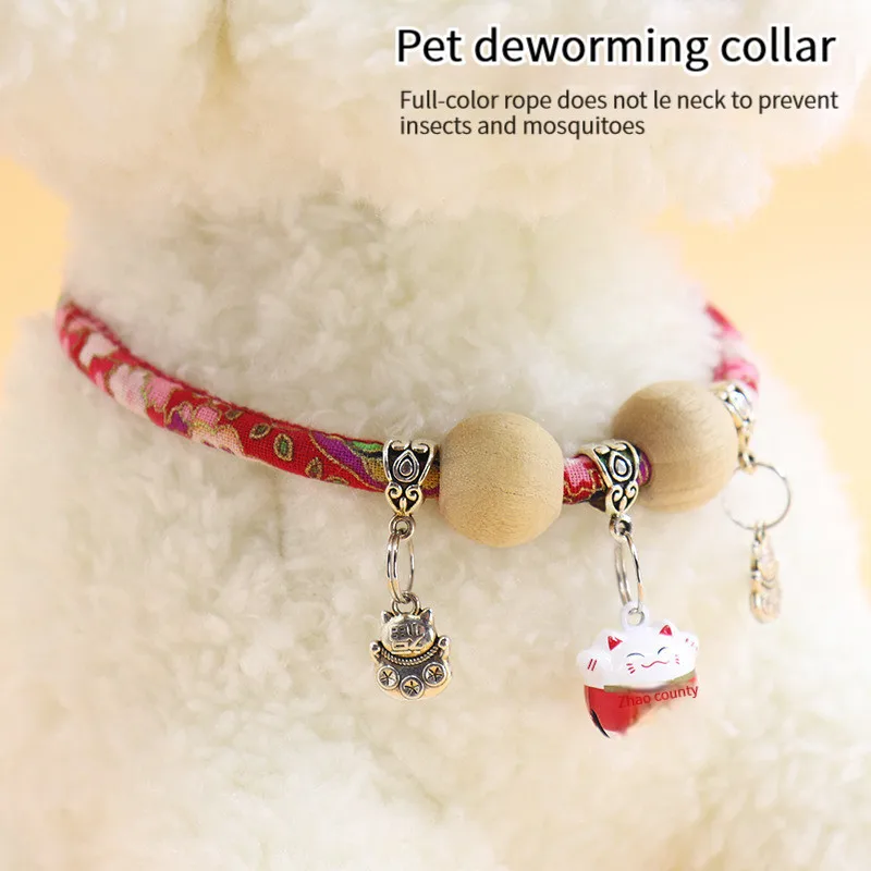 Pet Hand-woven Camphor Wood Insect Repellent Collar Dog In Vitro Deworming Collar Cat Anti-flea Lice Collar Pet Supplies
Pet Hand-woven Camphor Wood Insect Repellent Collar Dog In Vitro Deworming Collar Cat Anti-flea Lice Collar Pet Supplies