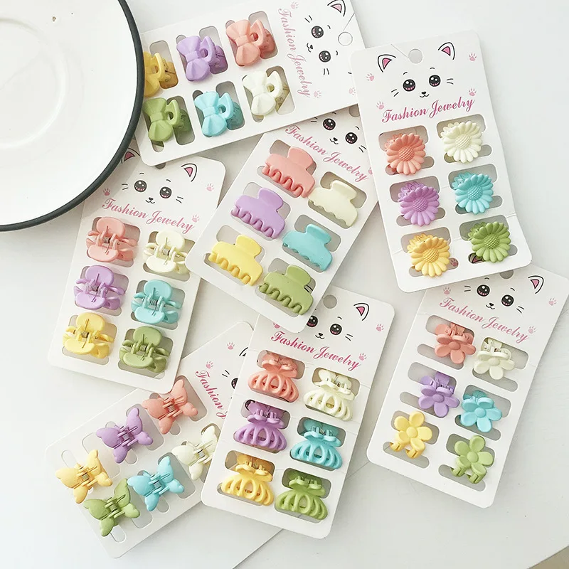Macaroon Sweet Hair Clips Butterfly Mini Small Hair Claws for Kids Girls Kawaii Hair Pins Cartoon Korean Styling Tools 6pcs/set
Macaroon Sweet Hair Clips Butterfly Mini Small Hair Claws for Kids Girls Kawaii Hair Pins Cartoon Korean Styling Tools 6pcs/set