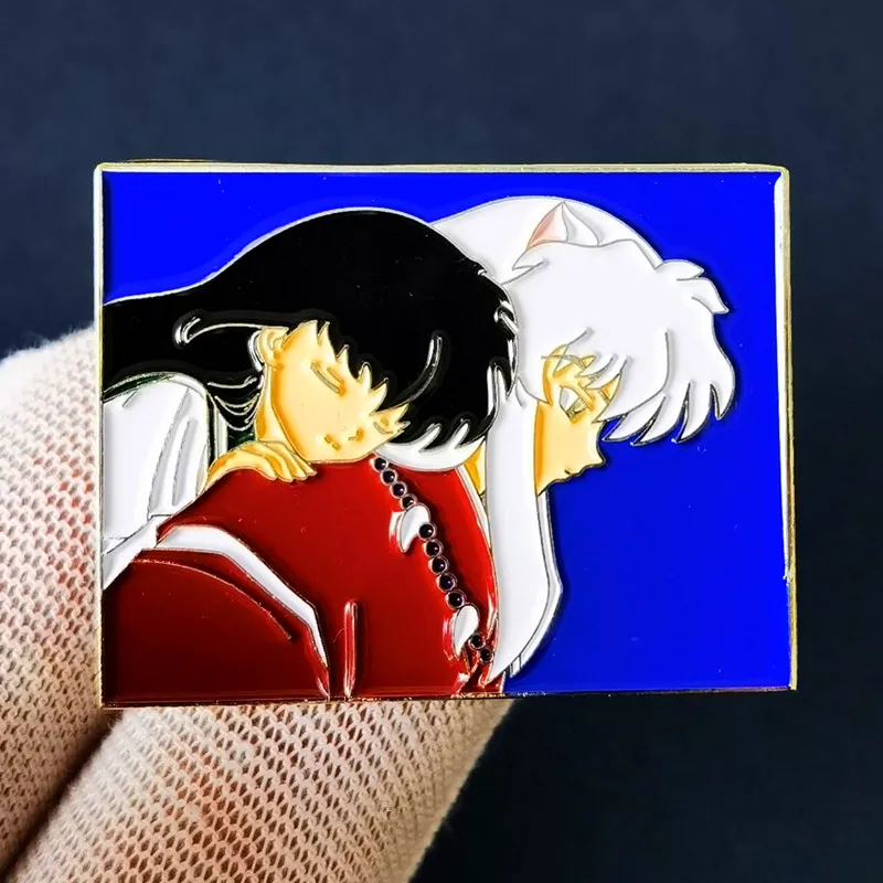 

Cartoon Anime Inuyasha Sesshomaru Kagome Enamel Brooch Pin Brooches Lapel Pins Badge Denim Jacket Jewelry Accessories