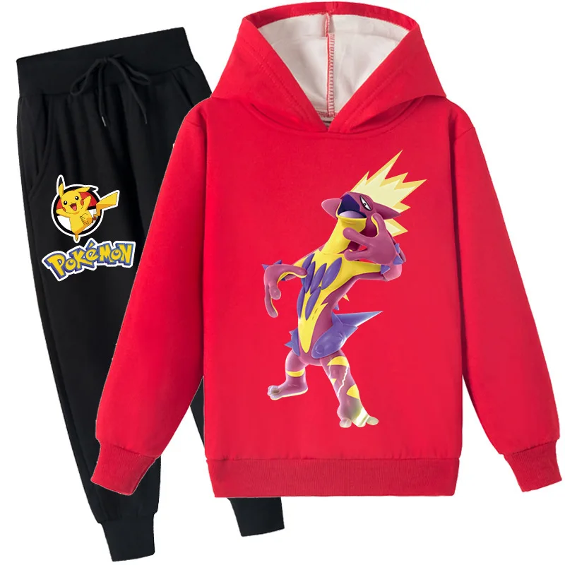 Anime Pokemon Boys and Girls Printed Cartoon Fashion Fleece Sweater Fleece Trousers Suit Two-piece Set Kids Boutique Clothing
Anime Pokemon Boys and Girls Printed Cartoon Fashion Fleece Sweater Fleece Trousers Suit Two-piece Set Kids Boutique Clothing