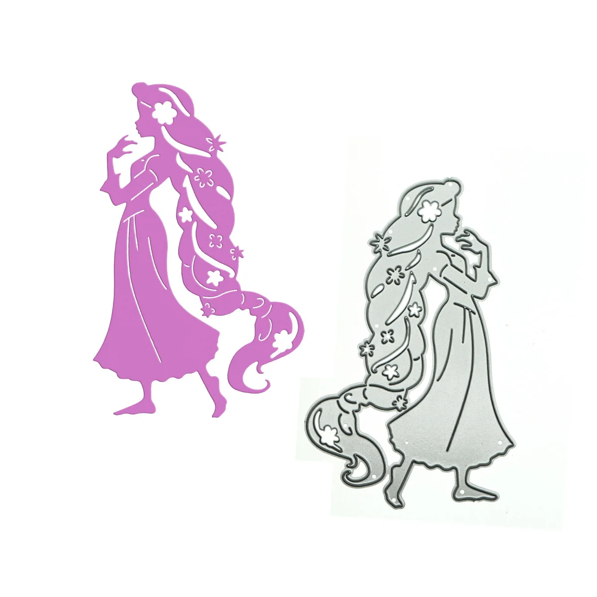 Long Hair Girl Pattern Metal Cutting Die Cut For Scrapbooking Princess Character Clipart Punch Cut Greeting Card Handcraft 
Long Hair Girl Pattern Metal Cutting Die Cut For Scrapbooking Princess Character Clipart Punch Cut Greeting Card Handcraft