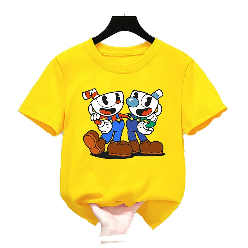 Summer Set T-Shirts Game Cuphead Mugman 3D Printed Kids T Shirt Fashion Casual Cartoons T-shirt Boys Girls Children's Clothes
Summer Set T-Shirts Game Cuphead Mugman 3D Printed Kids T Shirt Fashion Casual Cartoons T-shirt Boys Girls Children's Clothes