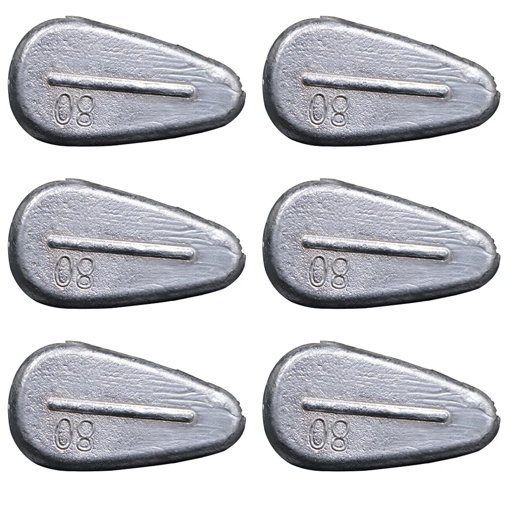 6Pcs Lead Weights Portable Lightweight Useful Fishing Sinkers Fishing Accessories for Outdoor
6Pcs Lead Weights Portable Lightweight Useful Fishing Sinkers Fishing Accessories for Outdoor