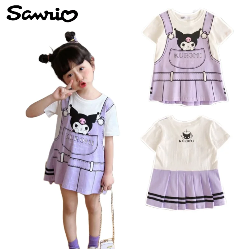 Kuromi anime peripheral kawaii cute cartoon children's dress short-sleeved princess dress creative children's clothing wholesale
Kuromi anime peripheral kawaii cute cartoon children's dress short-sleeved princess dress creative children's clothing wholesale
