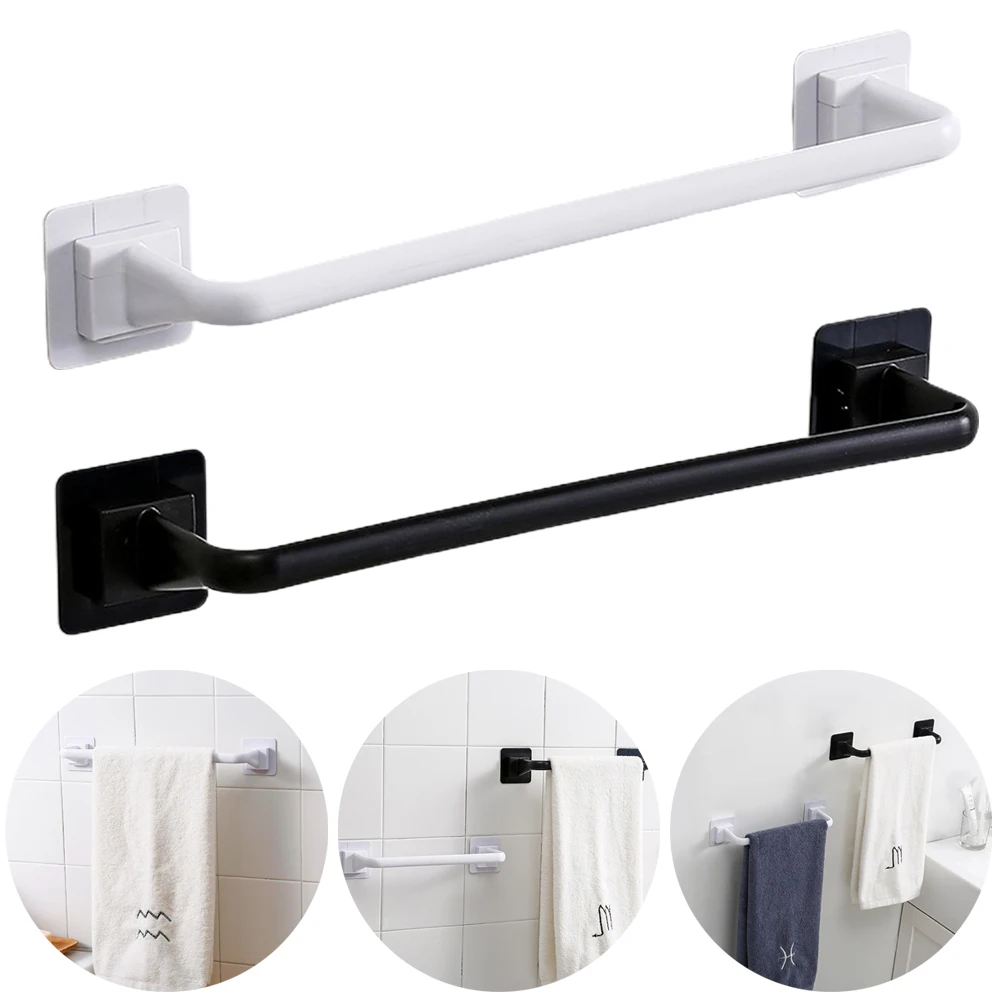 Self-Adhesive Wall Mounted Bathroom Towel Rod Towel Bar Stick On Wall Bath Towel Holder Rail Rack 26.5cm Bathroom Accessories
Self-Adhesive Wall Mounted Bathroom Towel Rod Towel Bar Stick On Wall Bath Towel Holder Rail Rack 26.5cm Bathroom Accessories