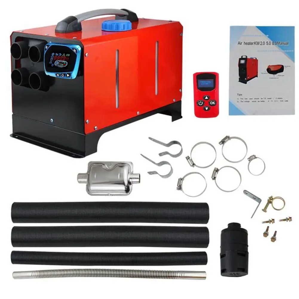 12V 24V 8KW Diesel Heater Horizontal Style 4 Hole 1 Hole Diesel Air Heater All In One
12V 24V 8KW Diesel Heater Horizontal Style 4 Hole 1 Hole Diesel Air Heater All In One