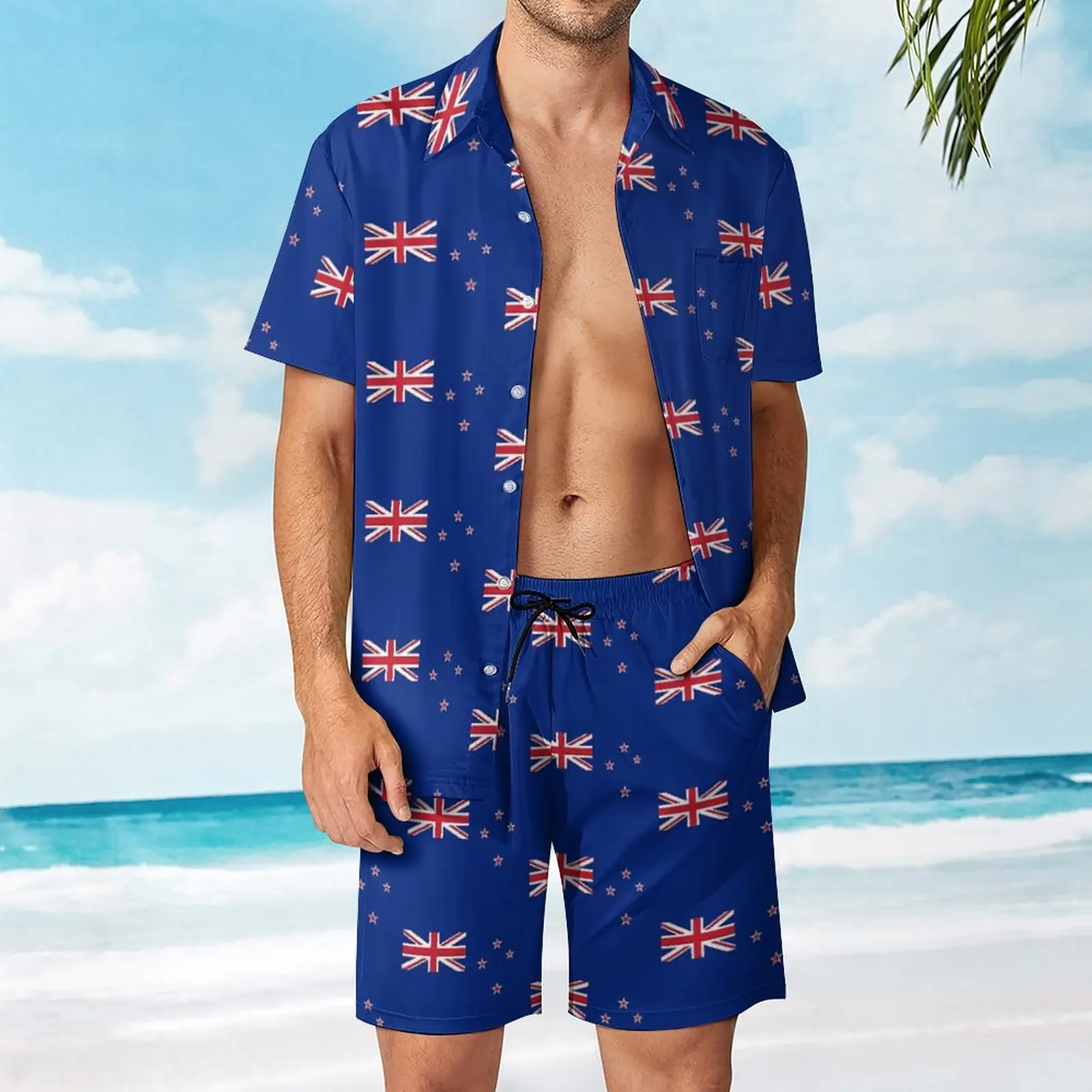 New Zealand Flag NZ All Black Men's Beach Suit Novelty 2 Pieces Pantdress top Quality Beach Eur Size 
New Zealand Flag NZ All Black Men's Beach Suit Novelty 2 Pieces Pantdress top Quality Beach Eur Size