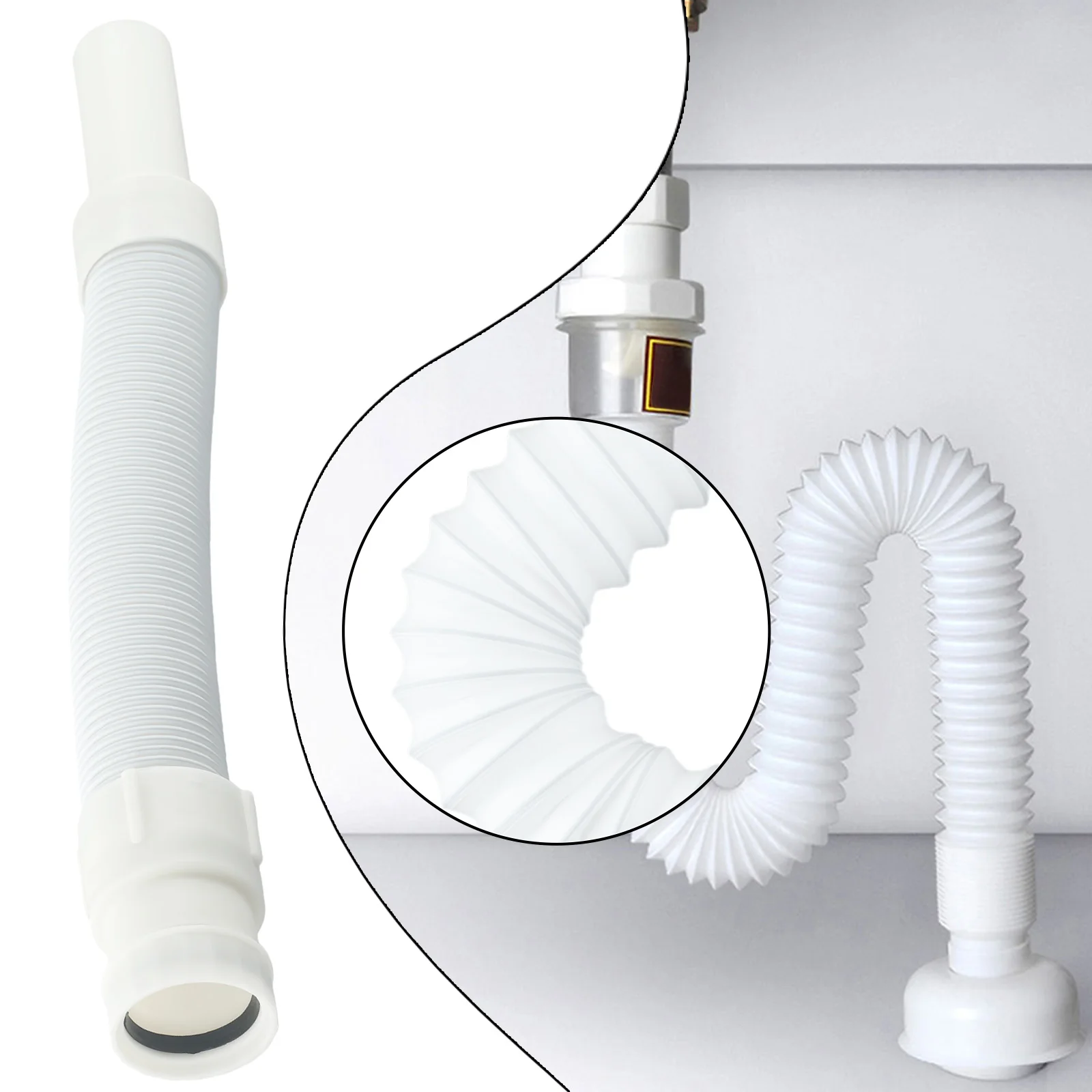 Trap Connector Kitchen Syphon Good Toughness Hand Tighten To Install It High Strength Sink Flexible Waste Pipe
Trap Connector Kitchen Syphon Good Toughness Hand Tighten To Install It High Strength Sink Flexible Waste Pipe