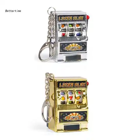 B36d Keechain у вигляді фруктів, клавіш джекпотів, міні-касіно, з сумкою, нові подарунки для дітей та дорослих