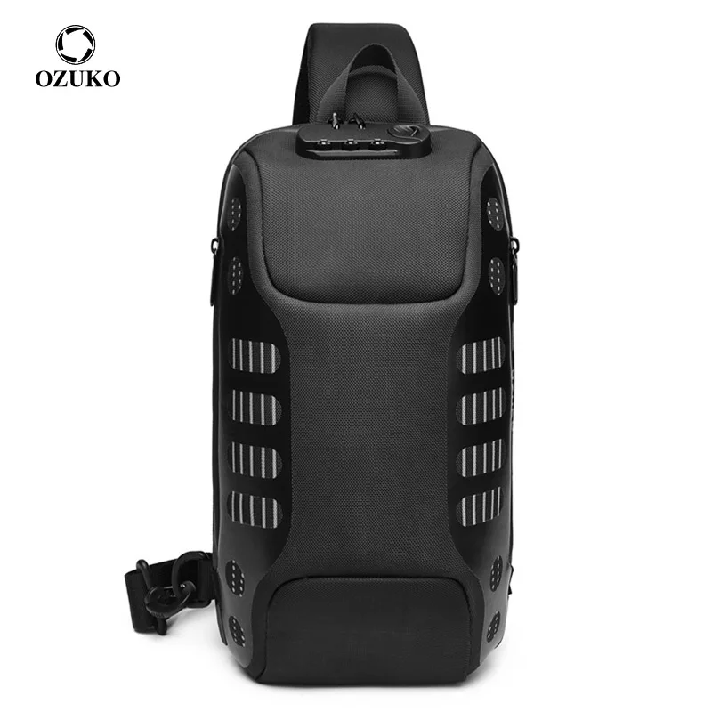 OZUKO New Fashion Men Chest Bag Anti-theft Crossbody Bag Multifunction Waterproof Male Chest Pack Short Trip Sling Messenger Bag
OZUKO New Fashion Men Chest Bag Anti-theft Crossbody Bag Multifunction Waterproof Male Chest Pack Short Trip Sling Messenger Bag