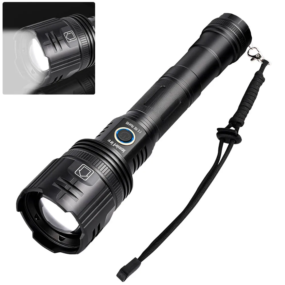 30W White Lasers Flashlight USB Telescopic Zoom Torch LED Longrange Strong Light 3000 Lumens Rechargeable Lamp Portablea Torch
30W White Lasers Flashlight USB Telescopic Zoom Torch LED Longrange Strong Light 3000 Lumens Rechargeable Lamp Portablea Torch