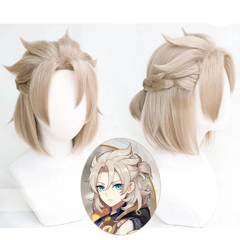 High Quality Game Genshin Impact Albedo Cosplay Wig Short Linen Braided Heat Resistant Synthetic Hair Anime Wigs Wig Cap
High Quality Game Genshin Impact Albedo Cosplay Wig Short Linen Braided Heat Resistant Synthetic Hair Anime Wigs Wig Cap