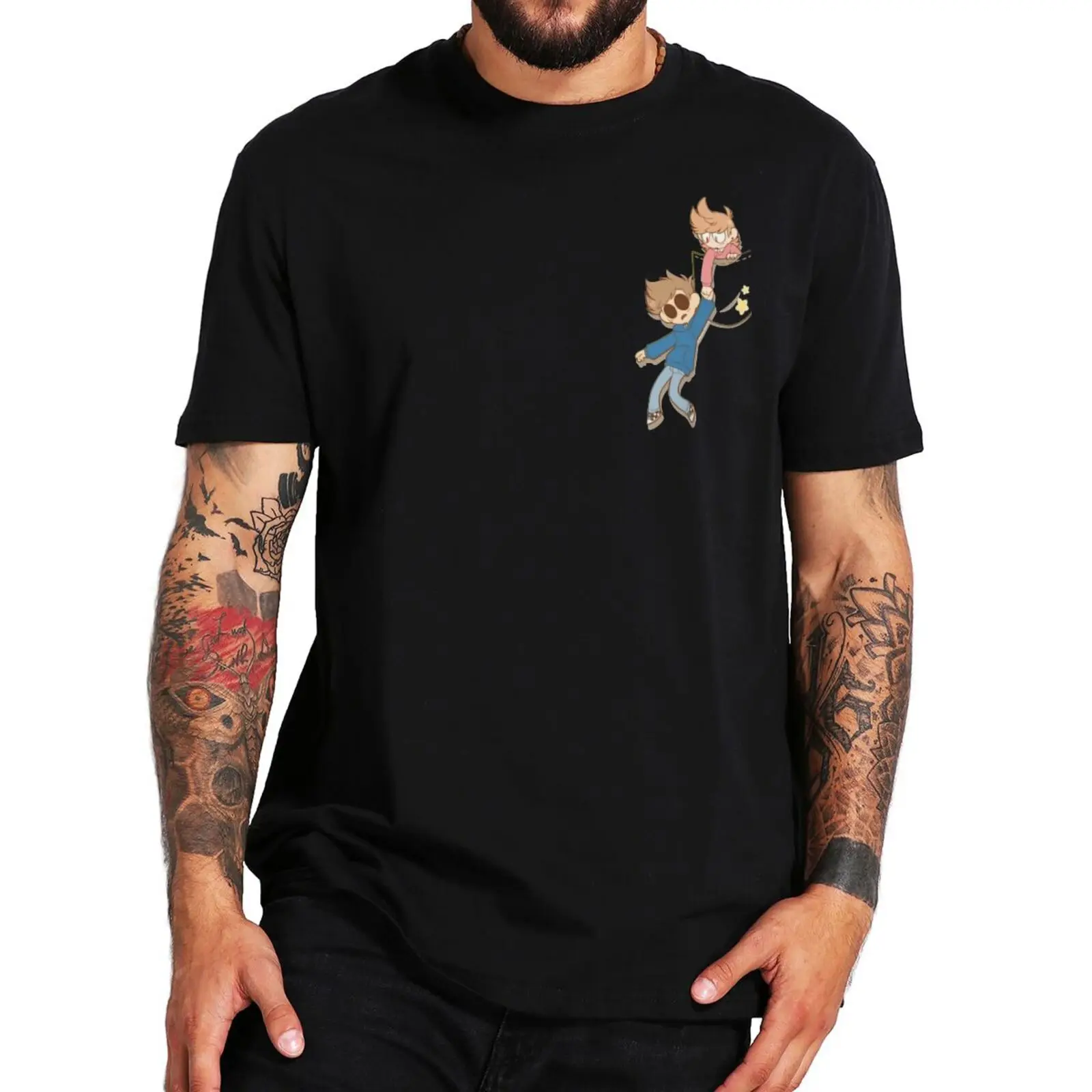 Eddsworld Pocket Star Boys Anime Tshirt British Animated Comedy Web Series Classic T Shirt 100% Cotton Funny Novelty Tee Tops
Eddsworld Pocket Star Boys Anime Tshirt British Animated Comedy Web Series Classic T Shirt 100% Cotton Funny Novelty Tee Tops