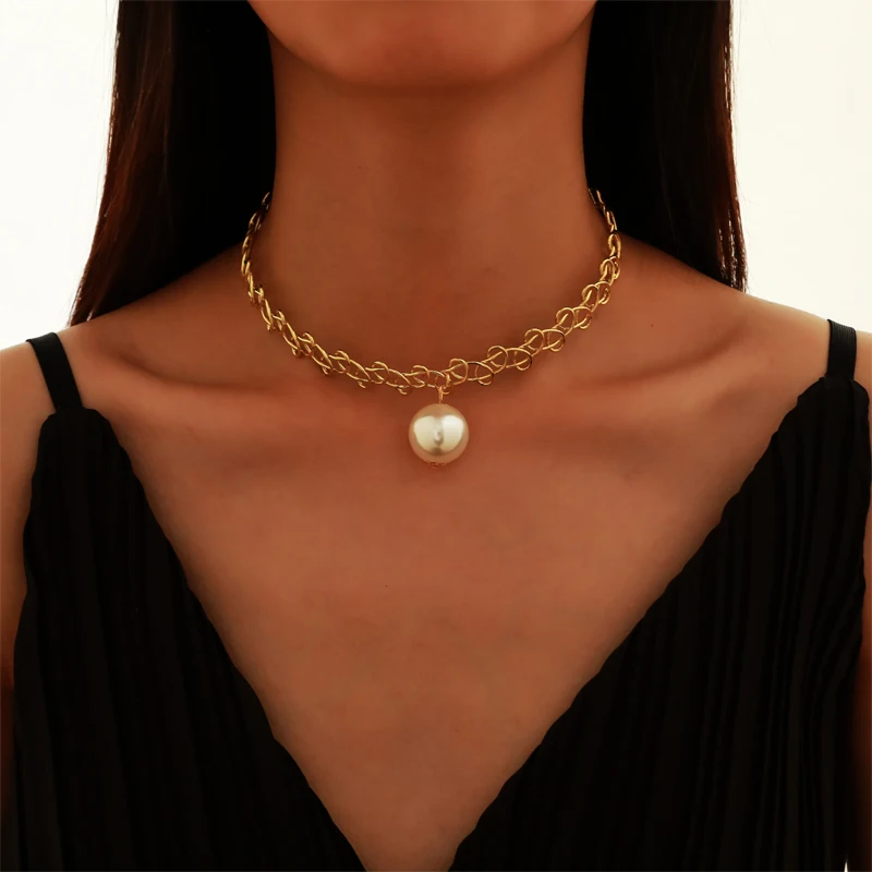 New Premium gold winding pearl pendant collarbone chain necklace For Women Korean Fashion Necklaces Birthday Party Jewelry Gifts
New Premium gold winding pearl pendant collarbone chain necklace For Women Korean Fashion Necklaces Birthday Party Jewelry Gifts