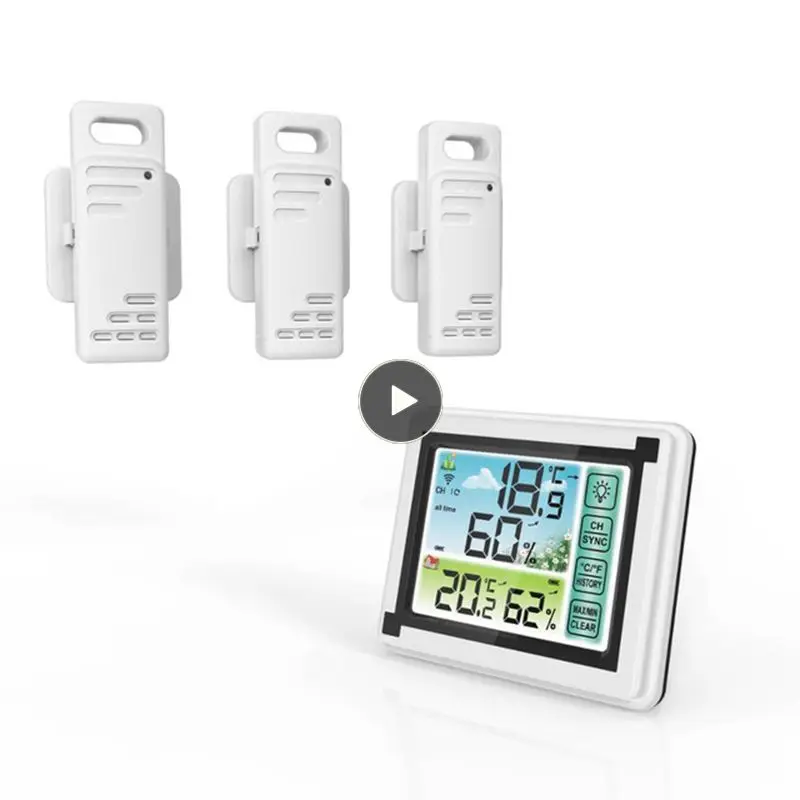 Color Touch screen Weather Station + Outdoor Forecast Sensor Backlight Thermometer Hygrometer Wireless weather station
Color Touch screen Weather Station + Outdoor Forecast Sensor Backlight Thermometer Hygrometer Wireless weather station