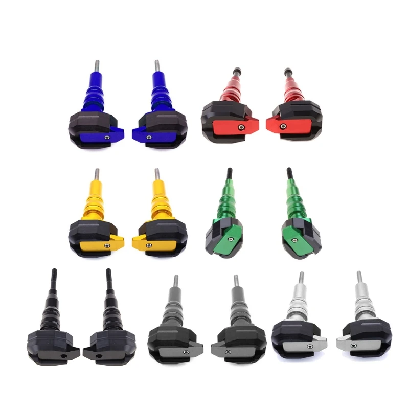 Frame Sliders Wheel Crash Protector Aluminum Fork Wheel Slider Crash Pads Motorbike Falling Scooter Drop Shipping
Frame Sliders Wheel Crash Protector Aluminum Fork Wheel Slider Crash Pads Motorbike Falling Scooter Drop Shipping