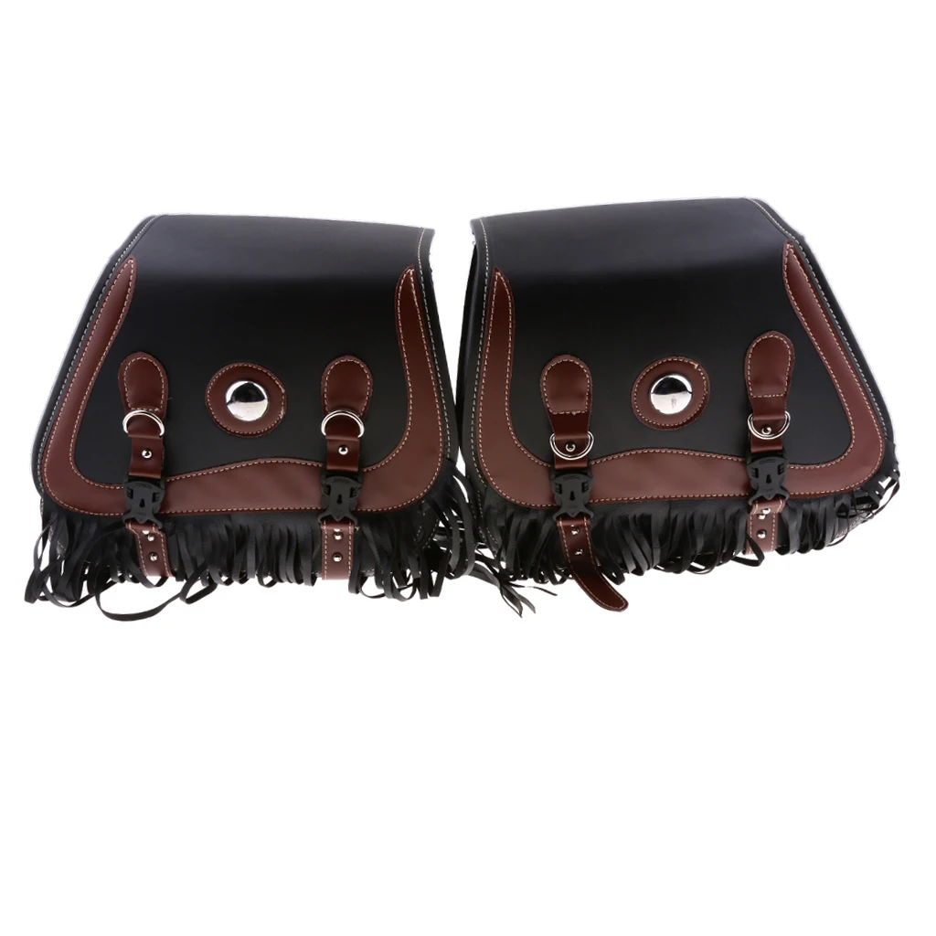 Universal Retro Leather Motorcycle Tassels Saddlebags Rider Panniers Luggage Bags
Universal Retro Leather Motorcycle Tassels Saddlebags Rider Panniers Luggage Bags